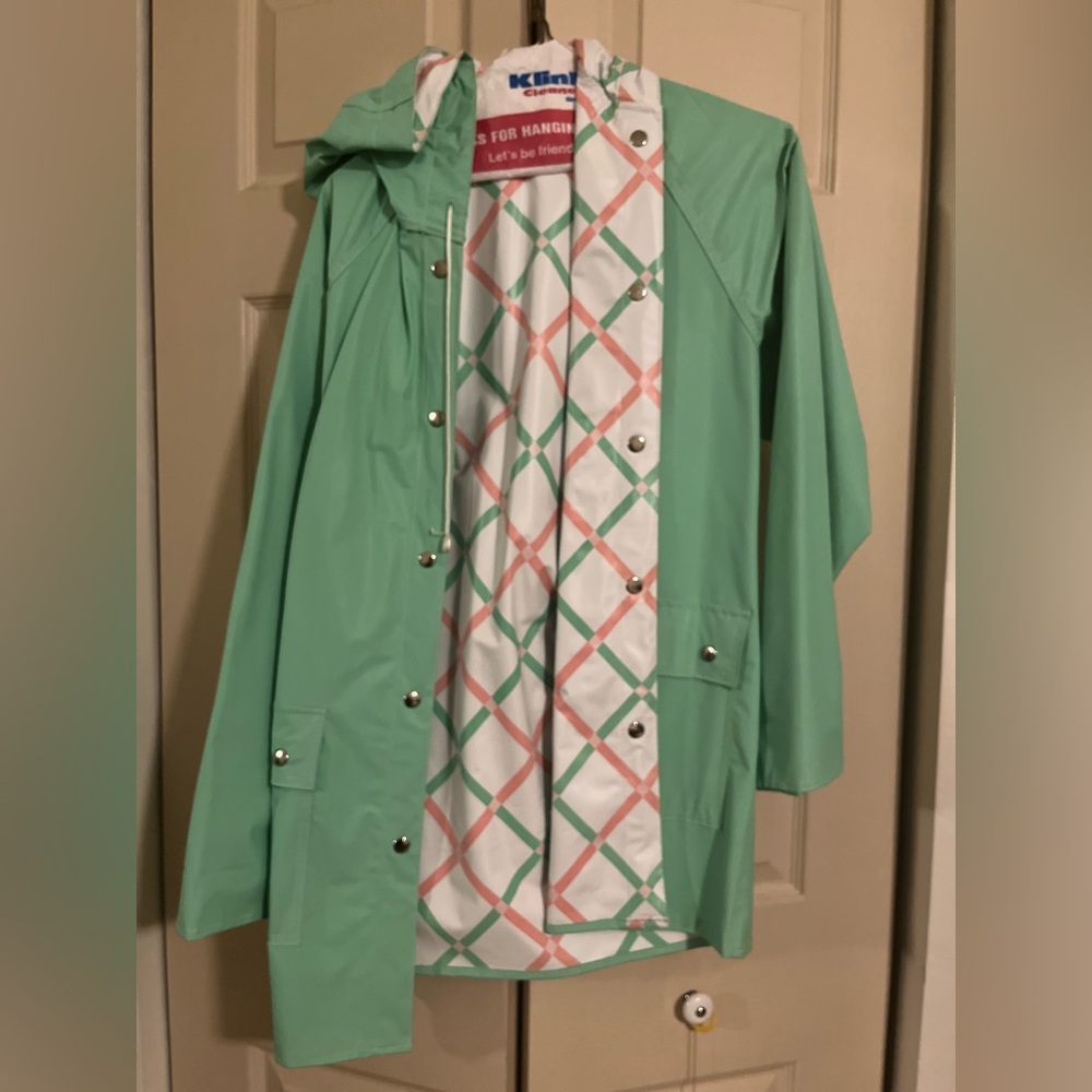Vintage 1980s Fully Reversible Raincoat PVC